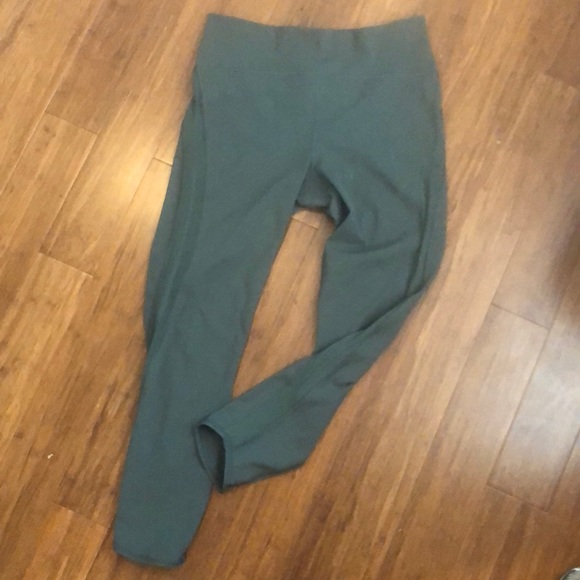 lululemon athletica Pants - Lulu lemon army green leggings